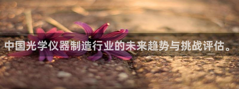佳光cq9电子游艺：中国光学仪器制造行业的未来趋势与挑战评估