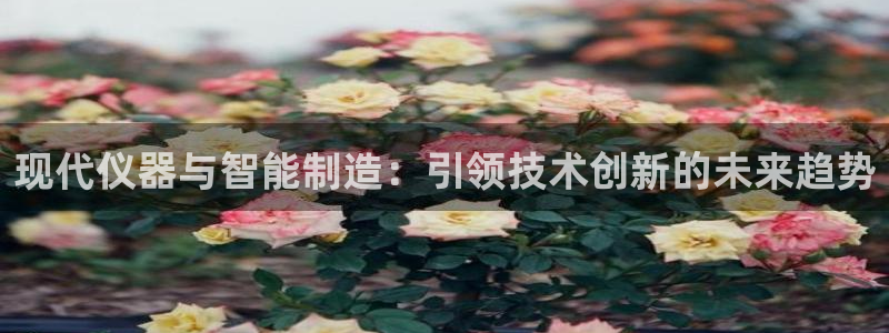 cq9传奇电子技巧：现代仪器与智能制造：引领技术创新的未来趋