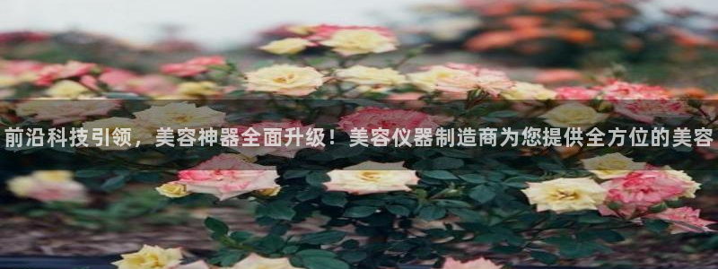 CQ9电子可以对刷：前沿科技引领，美容神器全面升级！美容仪器