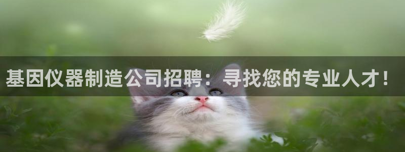 CQ9电子反水2.0：基因仪器制造公司招聘：寻找您的专业人才