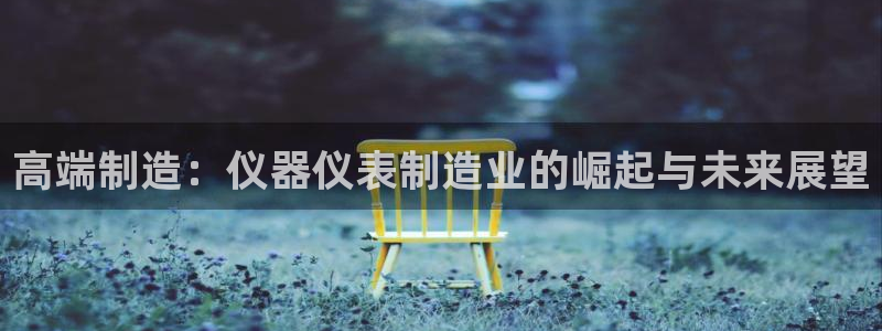 cq9电子777：高端制造：仪器仪表制造业的崛起与未来展望