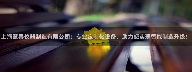 cq9电子关羽：上海慧泰仪器制造有限公司：专业定制化设备，助