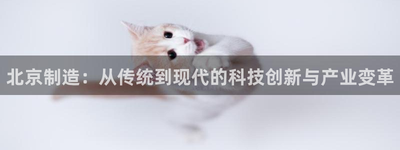 cq9电子游戏开发：北京制造：从传统到现代的科技创新与产业变