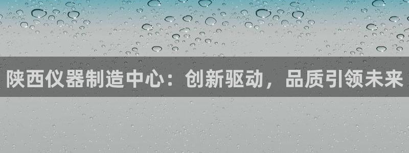 cq9电子接入：陕西仪器制造中心：创新驱动，品质引领未来