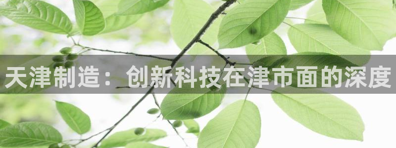 cq9电子火之女神：天津制造：创新科技在津市面的深度